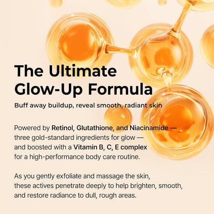 Dr. Melaxin Peel Shot Skin-Revitalising Range | Body Mist + Rice Extract Ampoule Dual-Action Set | Targets goose bumps, dullness and blackheads | Korean skincare